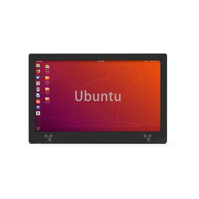 21.5寸触控一体机超薄刷卡NFC款